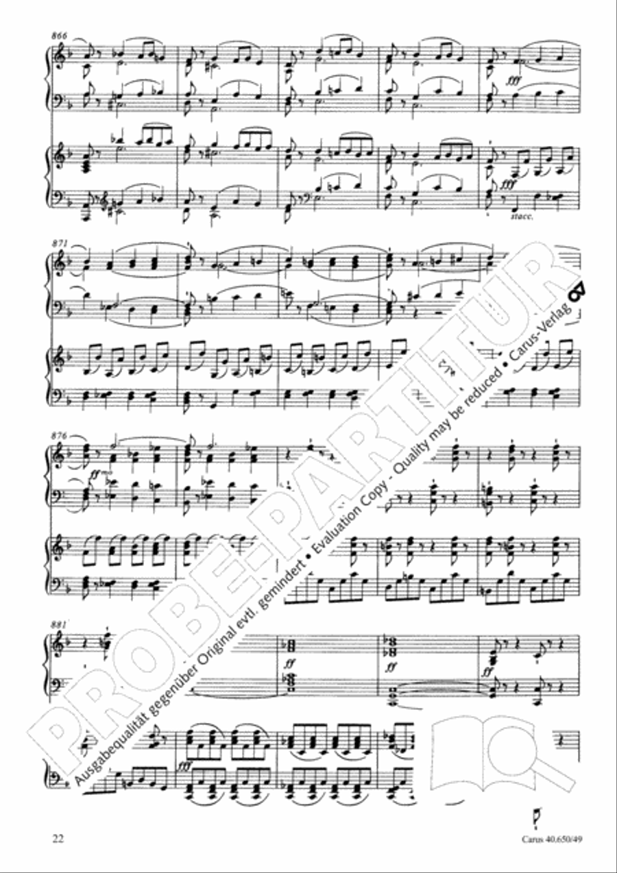 Petite Messe solennelle 4-Part scores gallery preview page 23
