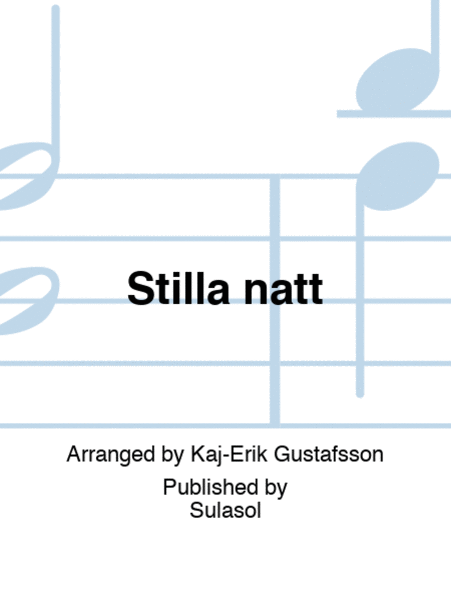 Stilla natt Stilla natt TTBB scores gallery preview page 1