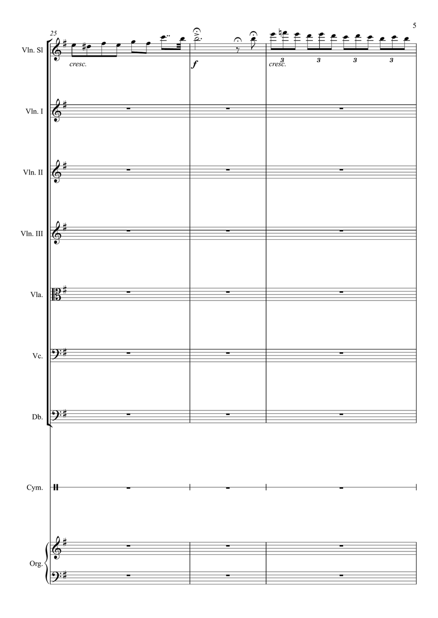 Dolorium String Orchestra scores gallery preview page 6
