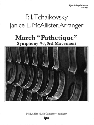 March Pathetique Symphony #6,3Rd Mov - Score