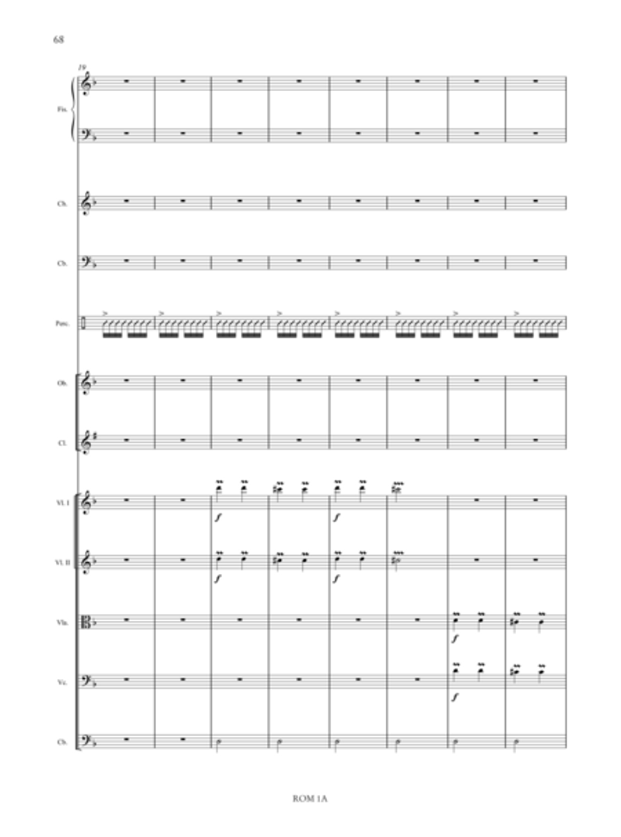 Romanó Drom (Romany Caravan) for Accordion, Voice and Orchestra Orchestra scores gallery preview page 41