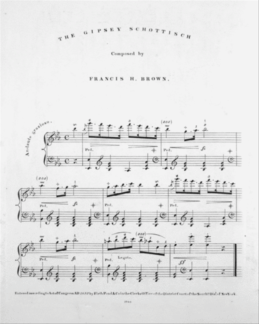 Gipsey Schottisch Piano Solo scores gallery preview page 2