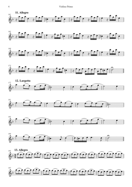 Folia Vivaldi complete set of parts (Original - Urtext) RV 63 image number null