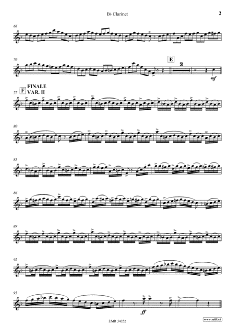 Victory Clarinet Solo scores gallery preview page 3