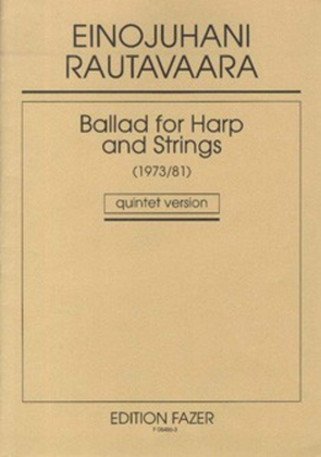 Book cover for Ballad For Harp And Strings (Quintet Version)