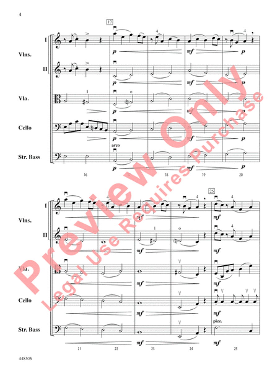 Lost Horizon String Orchestra scores gallery preview page 5