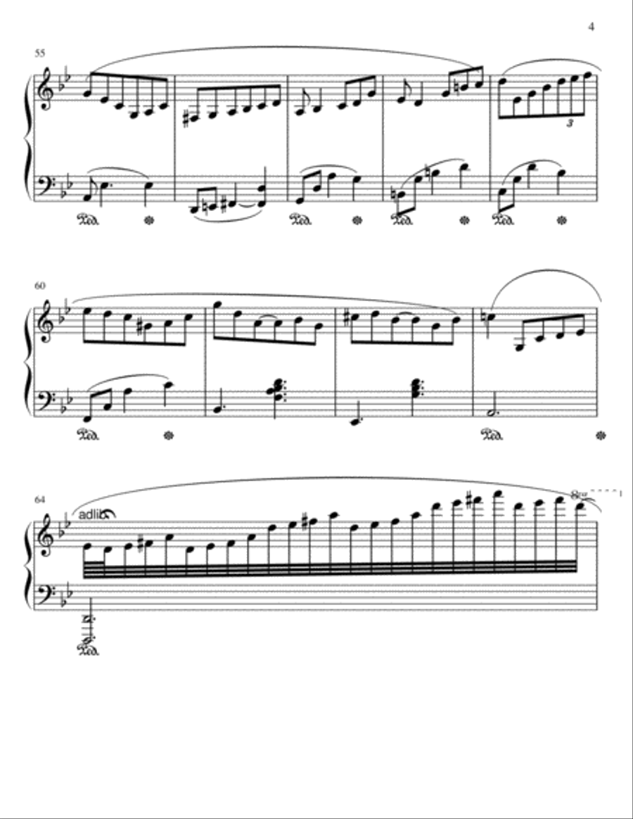 Rain Dance Piano Solo scores gallery preview page 4