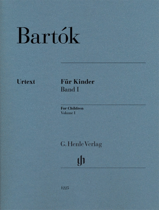 Bartok - For Children Vol 1 Urtext