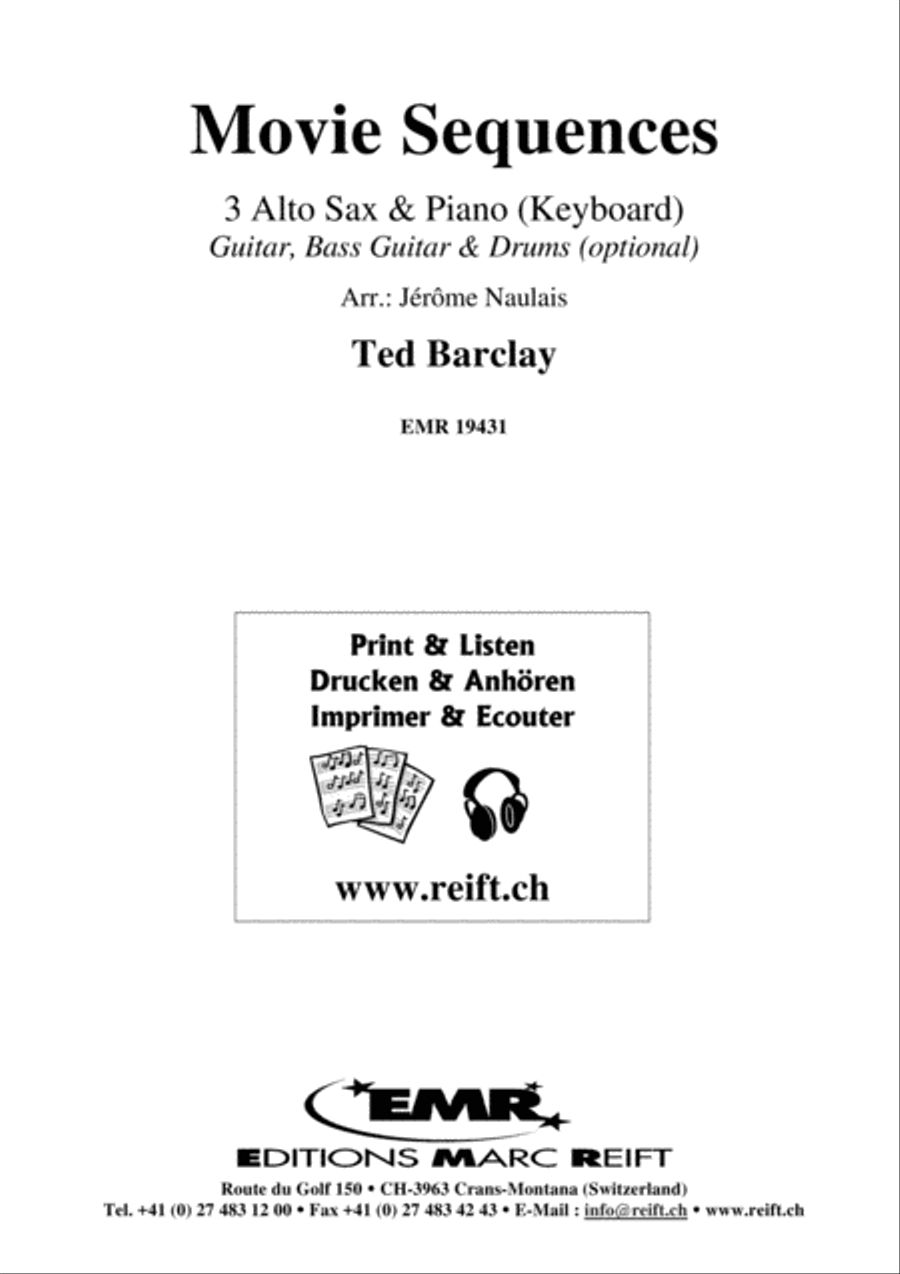 Movie Sequences Movie Sequences Alto Saxophone scores gallery preview page 2