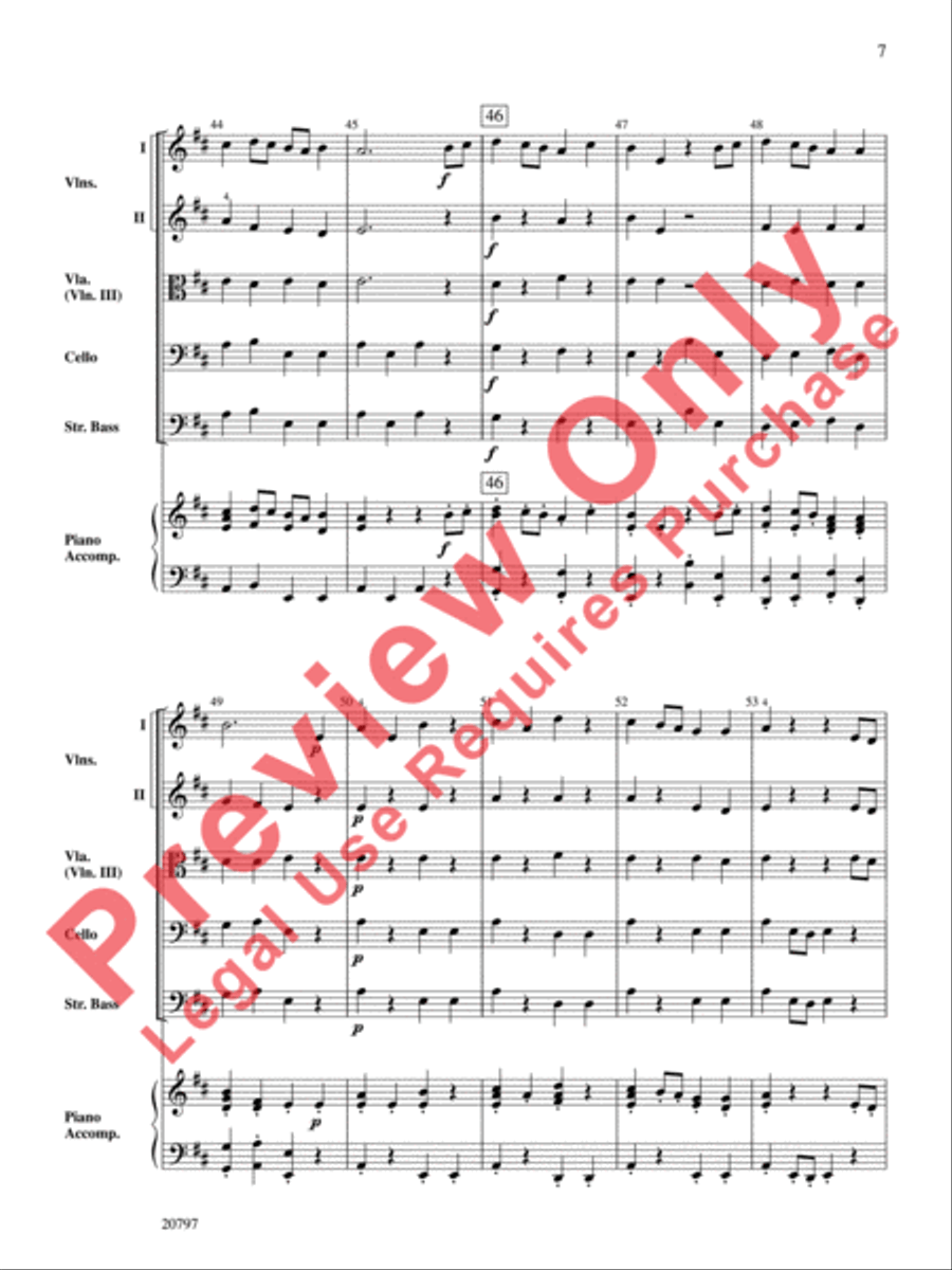 Dragonhunter String Orchestra scores gallery preview page 8