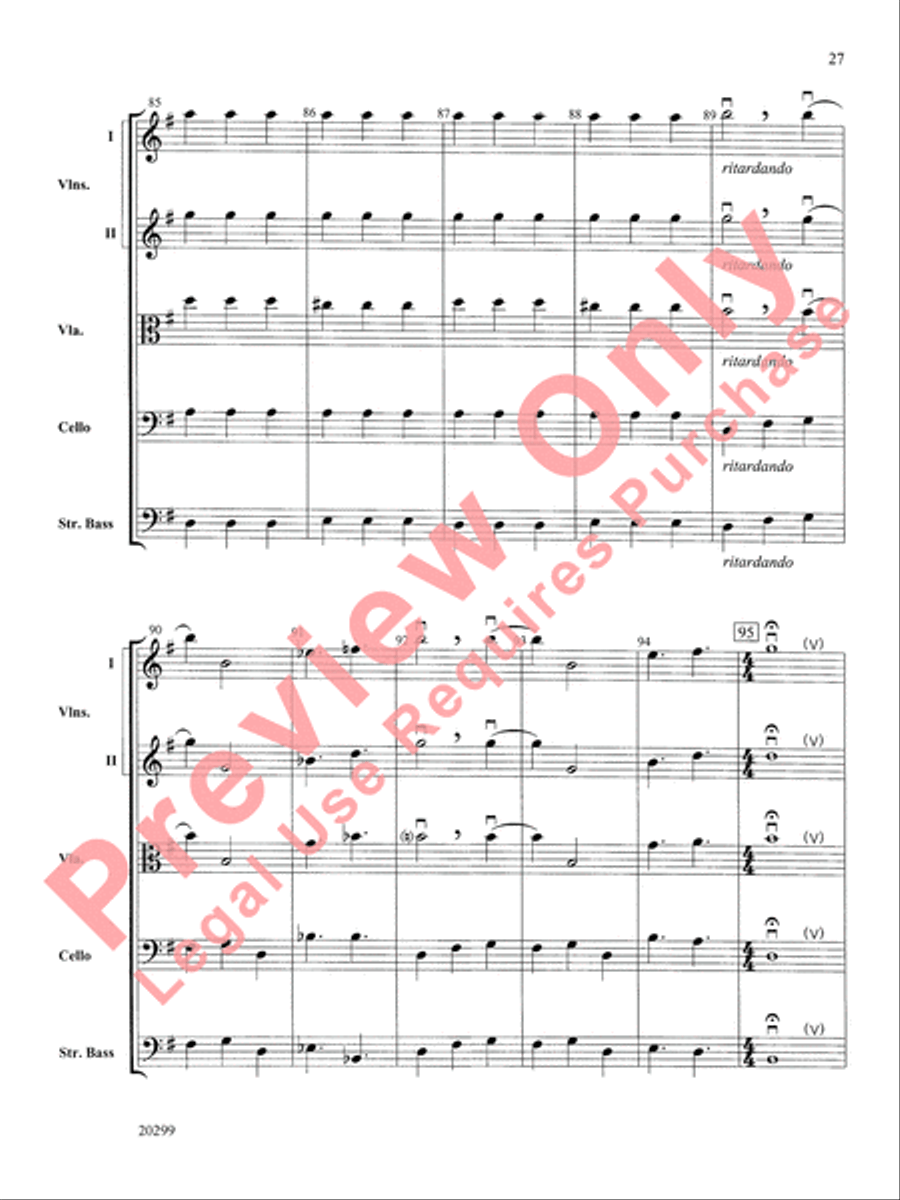 Pictures at an Exhibition, Selections from String Orchestra scores gallery preview page 28