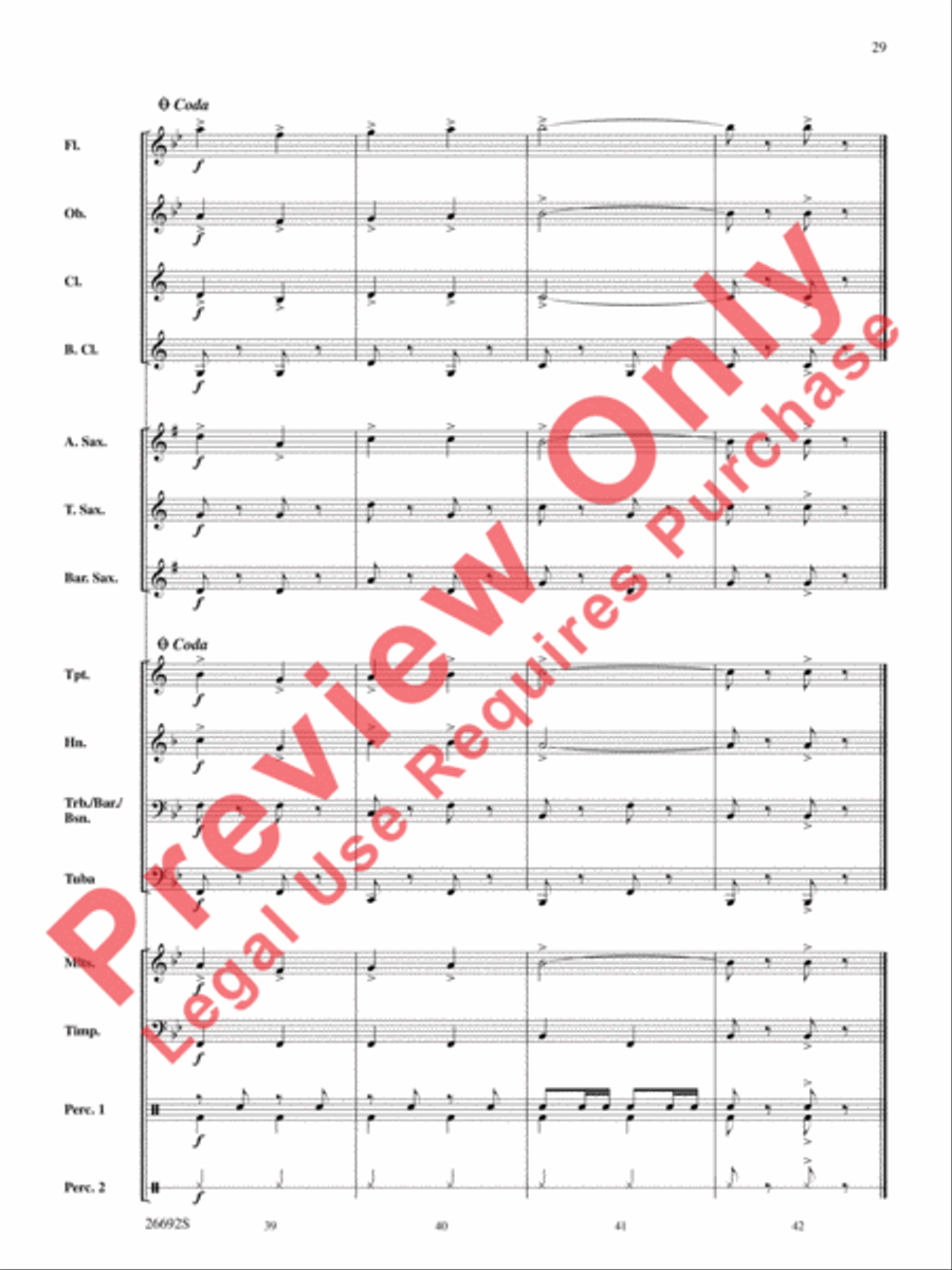 Belwin Beginning Band Kit #3 Concert Band scores gallery preview page 30