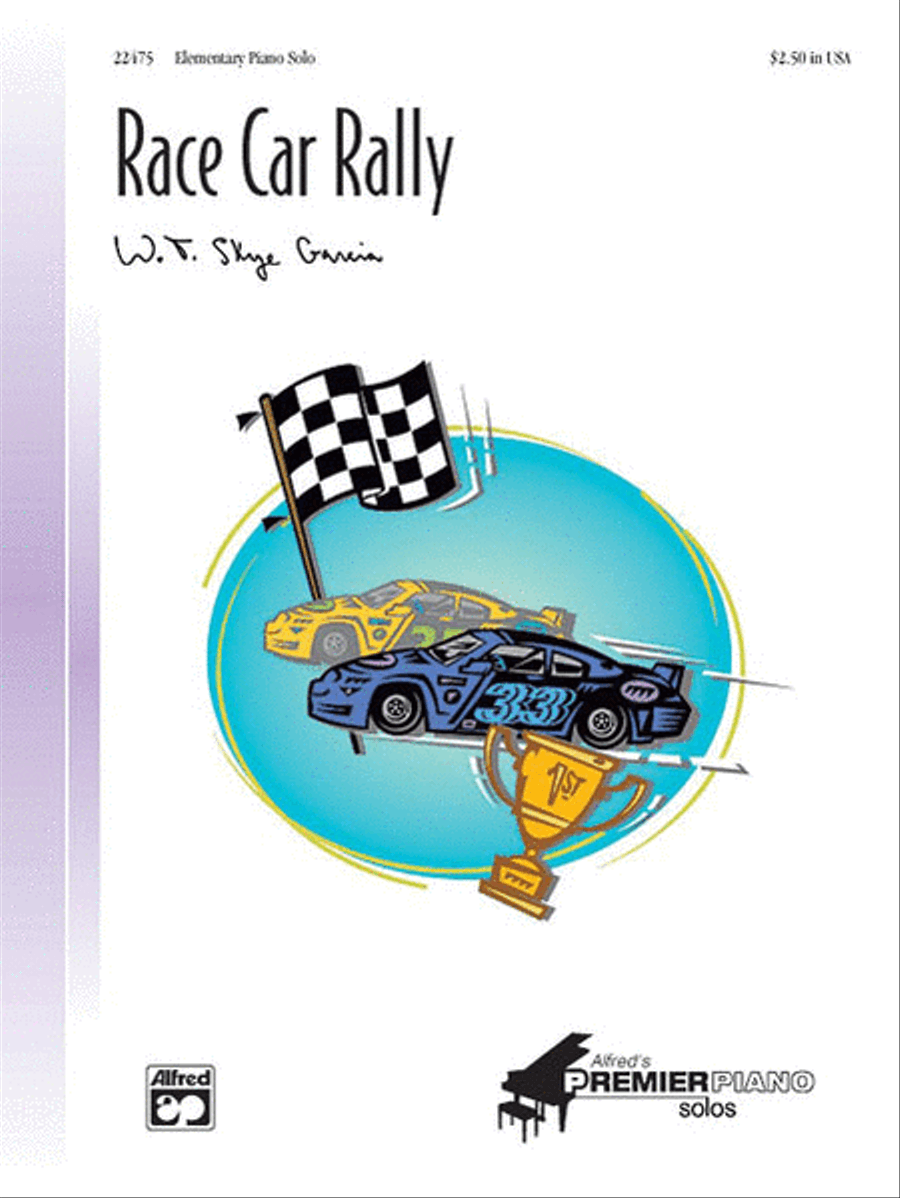 Race Car Rally Easy Piano scores gallery preview page 1