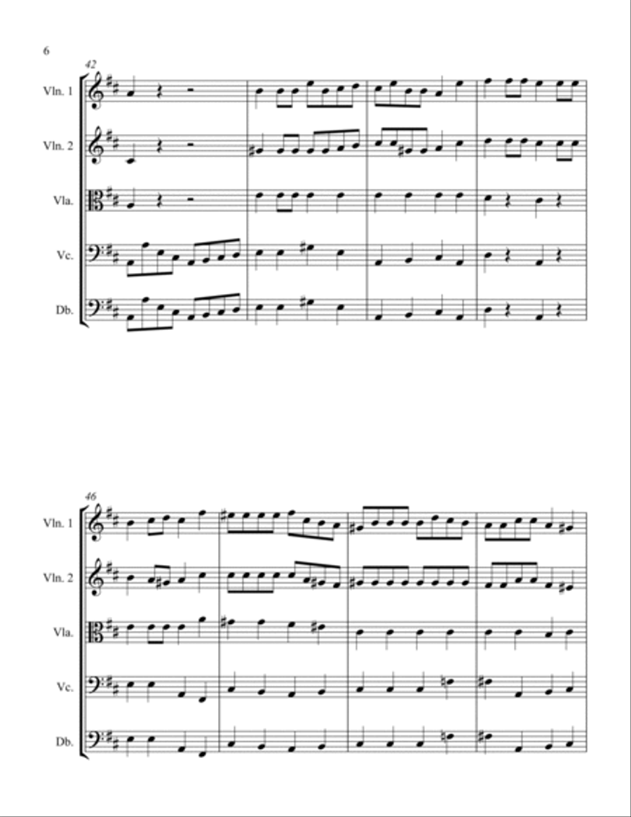 General Bulow (Easy) String Orchestra scores gallery preview page 6
