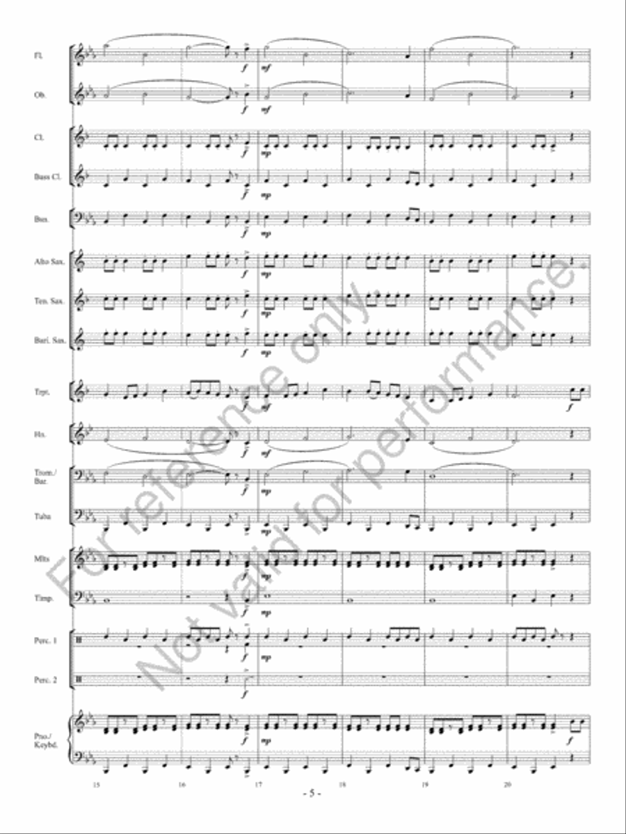 Time For Trumpets Time For Trumpets Concert Band scores gallery preview page 6