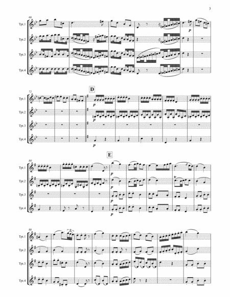"Surprise" Symphony for Trumpet Quartet image number null