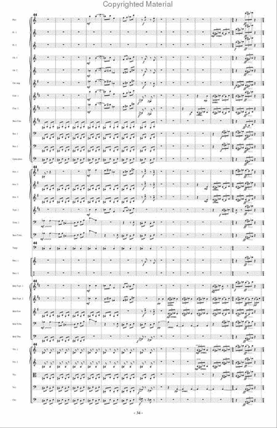 Quintet No. 2 for Brass with Orchestra Brass Quintet scores gallery preview page 6