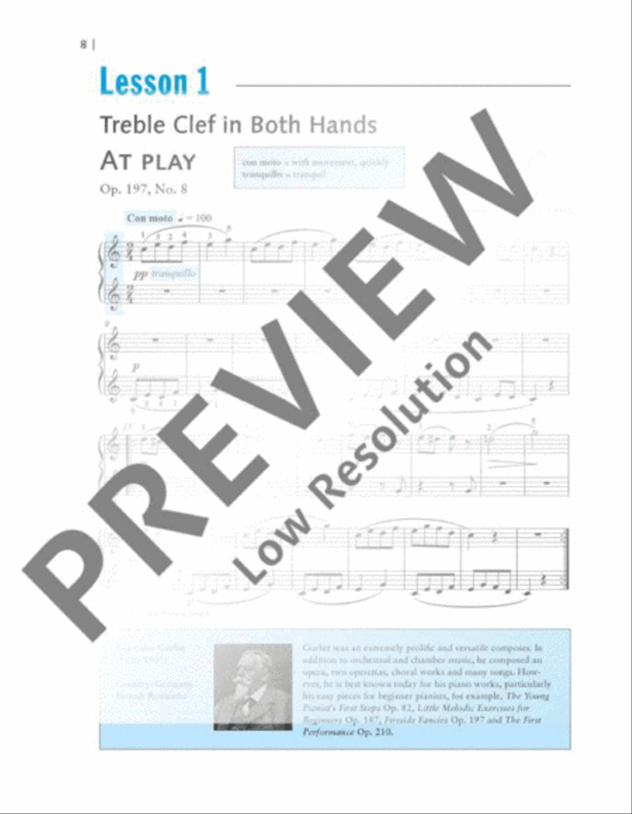 The Classical Piano Method Piano Method scores gallery preview page 9