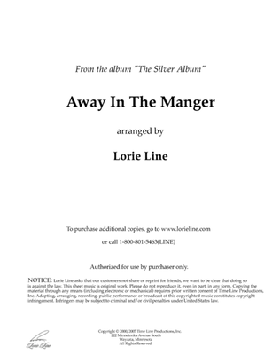 Book cover for Away In A Manger (from The Silver Album)