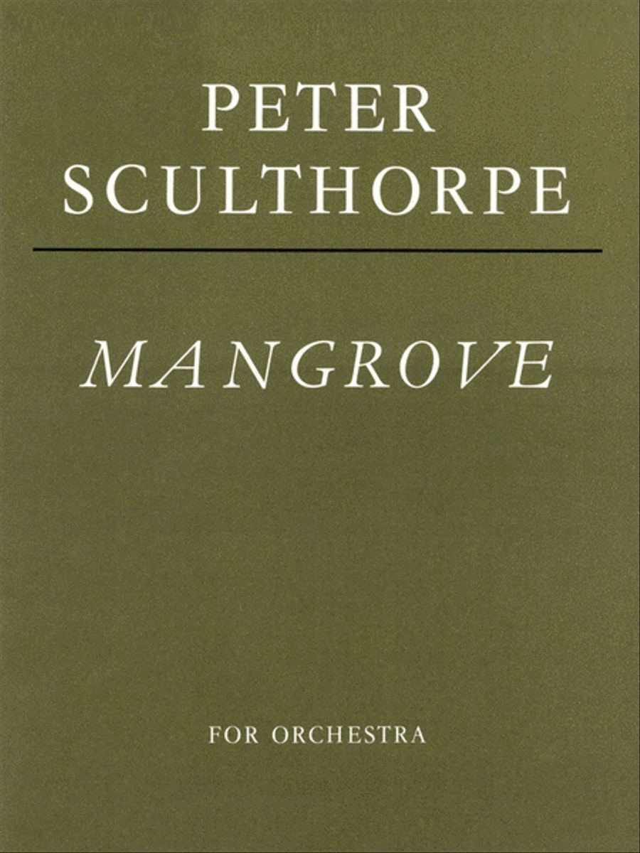 Mangrove For Orchestra Full Orchestra scores gallery preview page 1