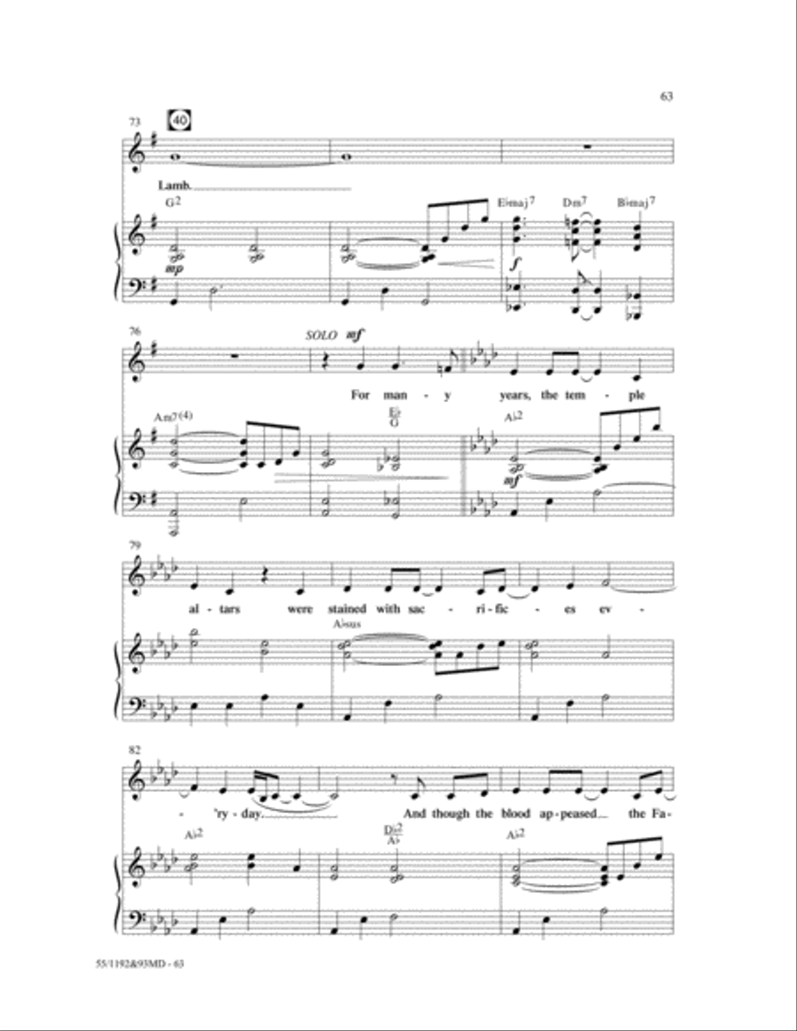 The Lamb 4-Part scores gallery preview page 40