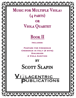 Book cover for Music for Multiple Violas or Viola Quartet: Book 2