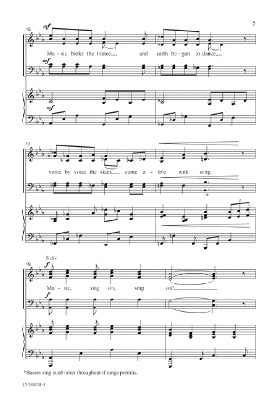 Music, Sing On! 4-Part scores gallery preview page 6