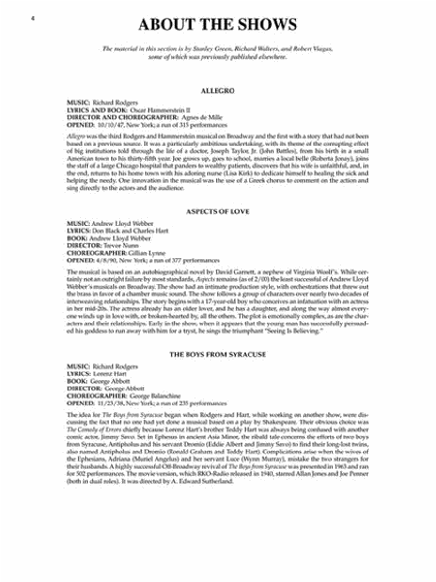 The Singer's Musical Theatre Anthology – Volume 1, Revised Tenor Voice scores gallery preview page 5
