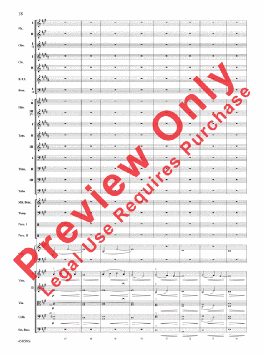 Fantastic Beasts and Where to Find Them Full Orchestra scores gallery preview page 18