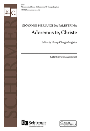 Book cover for Adoramus te, Christe