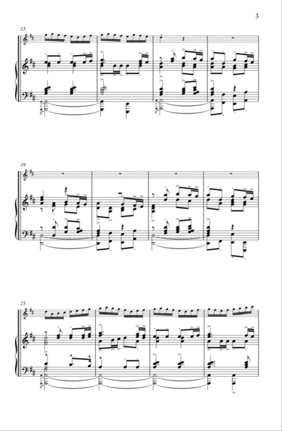 Joy to the world! Joy to the world! 4-Part scores gallery preview page 3