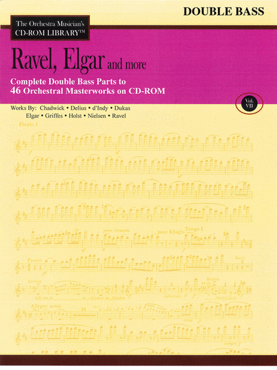 Ravel, Elgar and More - Volume VII (Double Bass)