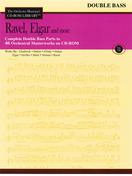 Ravel, Elgar and More - Volume VII (Double Bass)