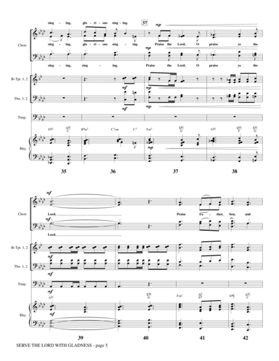 Serve the Lord with Gladness - Full Score