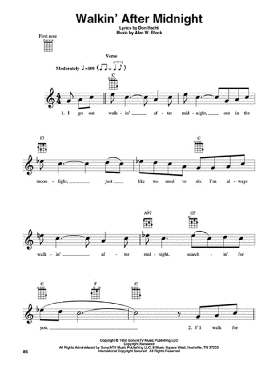 Country Songs for Ukulele Ukulele scores gallery preview page 5