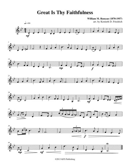 52 Selected Hymns for the Solo Performer - horn