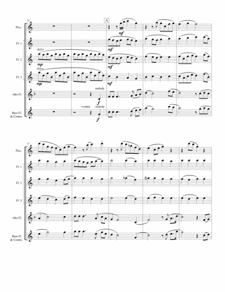 Shenandoah for Flute Choir image number null