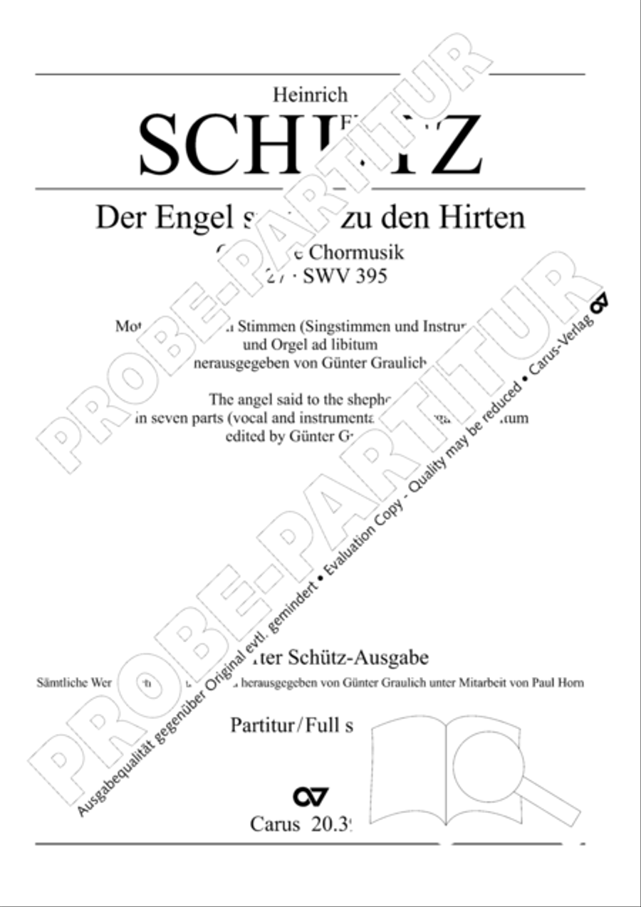 The angel said, said to the shepherds Choir scores gallery preview page 2