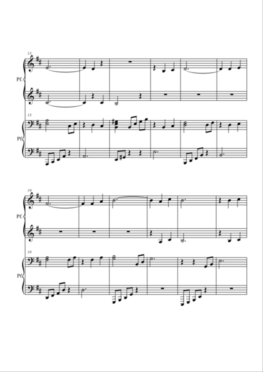 Videogame. Piano 4 hands Piano Method scores gallery preview page 2