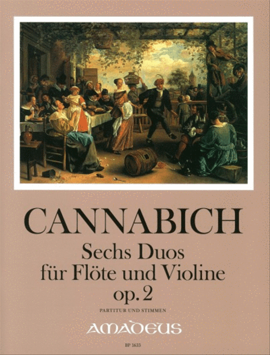 Sechs Duos op 2 Flute scores gallery preview page 1