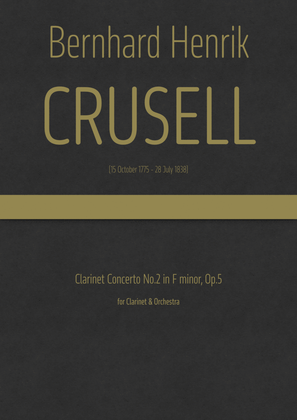Crusell - Clarinet Concerto No.2 in F minor, Op.5