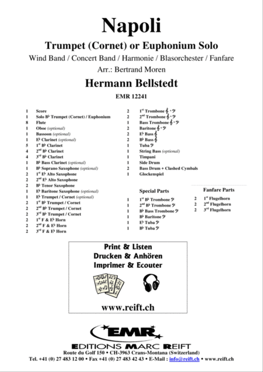 Napoli Concert Band scores gallery preview page 2