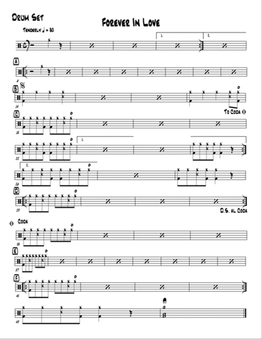 Forever In Love Jazz Ensemble scores gallery preview page 6