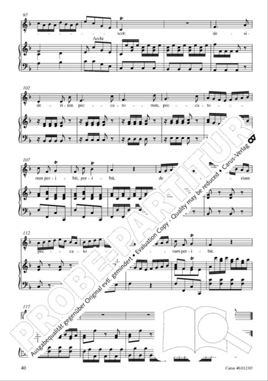 Beatus vir (How blest is he) Psalm 111 4-Part scores gallery preview page 41