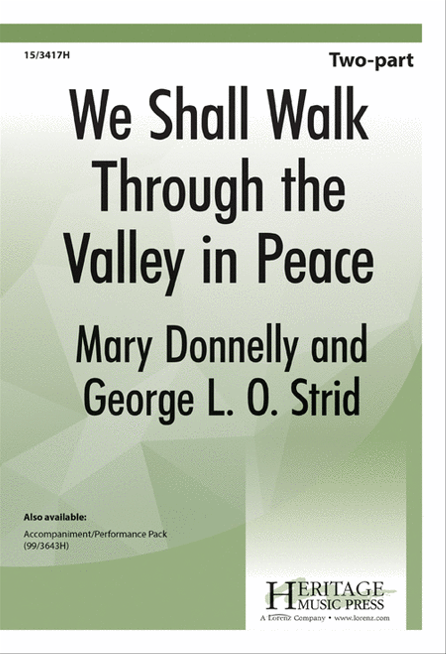 We Shall Walk Through the Valley in Peace 2-Part scores gallery preview page 1