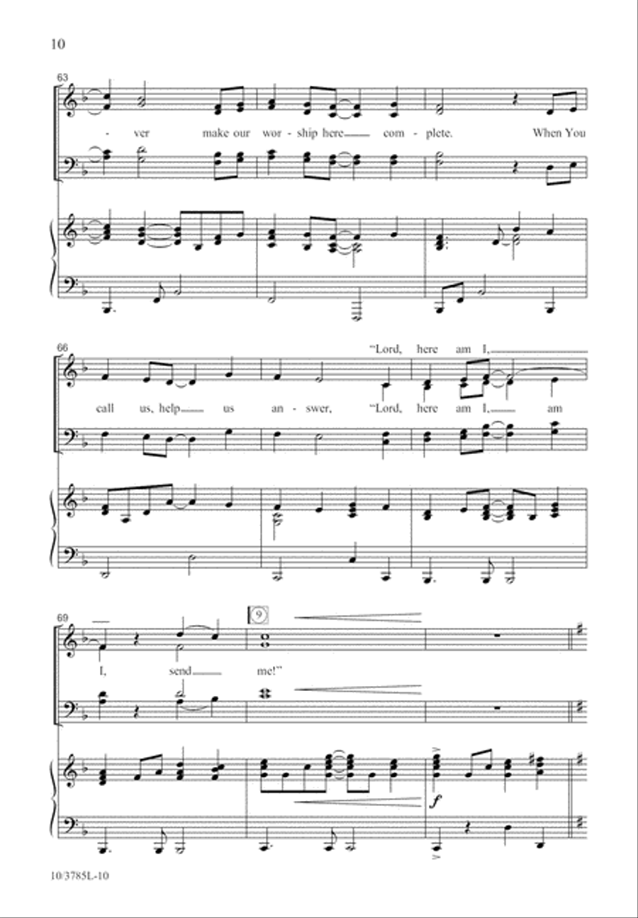 Amen Is Where We Begin 4-Part scores gallery preview page 11