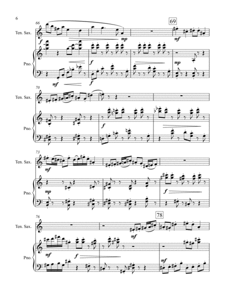 Sonata "Funtasies" for Tenor Saxophone and Piano image number null