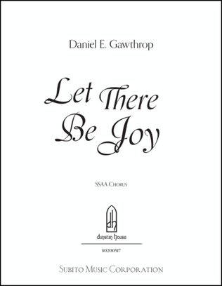 Book cover for Let There Be Joy
