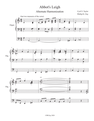 Abbot's Leigh - Alternate Harmonization for Organ