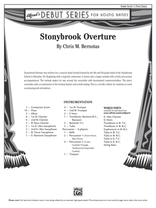 Stonybrook Overture: Score
